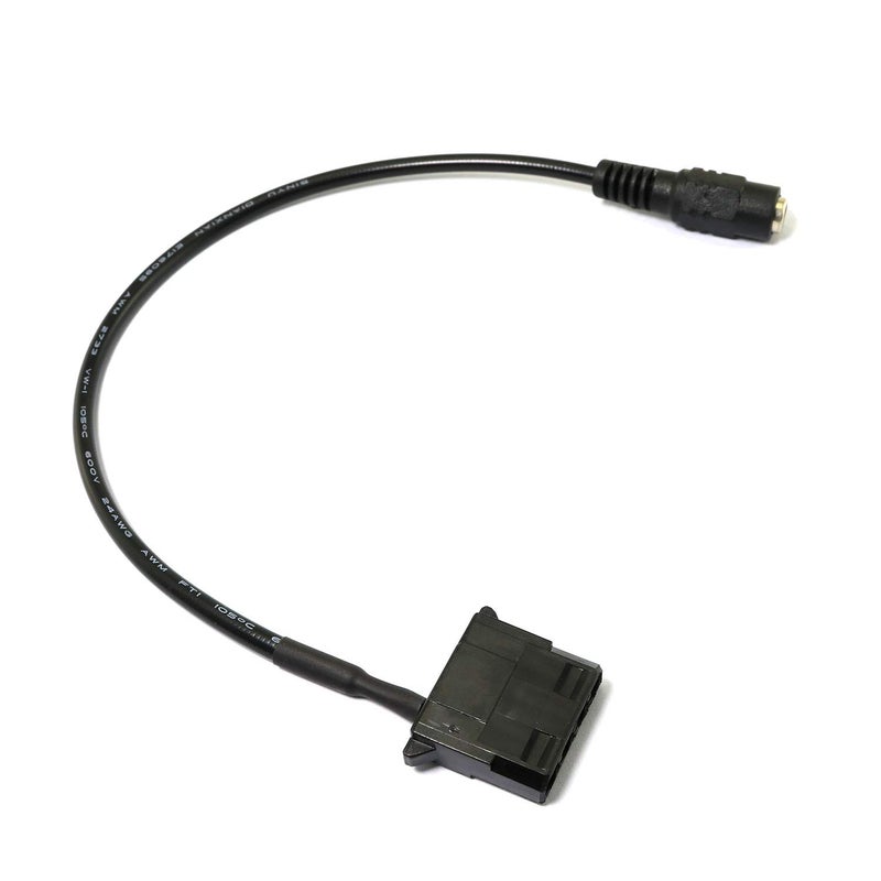 RLECS Female DC Power Supply Plug 5.5x2.1mm to 12V 4Pin Molex Power Adapter Round Cable - Image 1